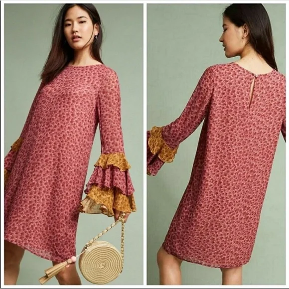 Varun Bahl Anthropologie Lanara Shift Dress XSP - Picture 1 of 5